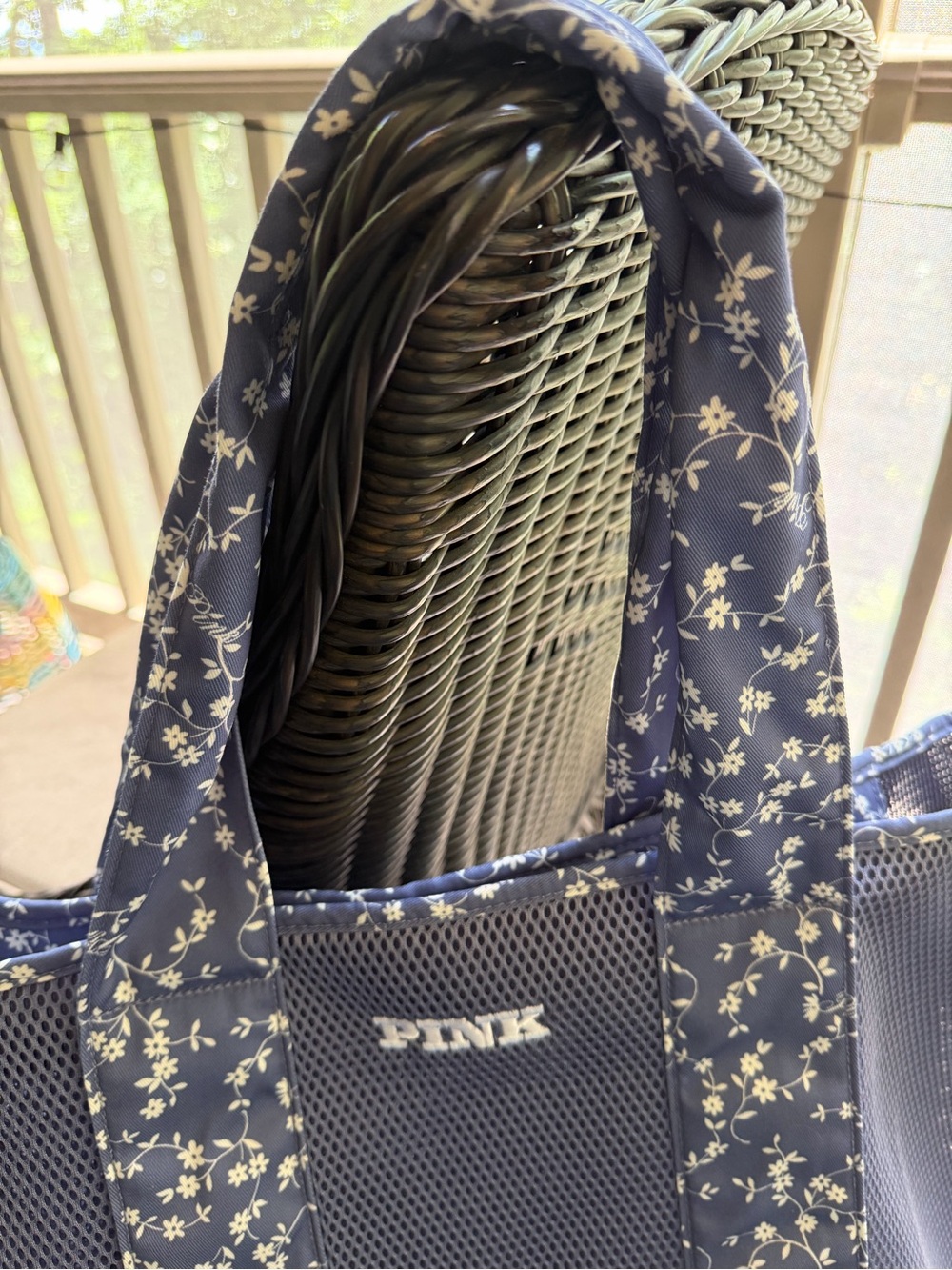 PINK Victoria's Secret Large Mesh Tote Bag - Picture 4 of 8